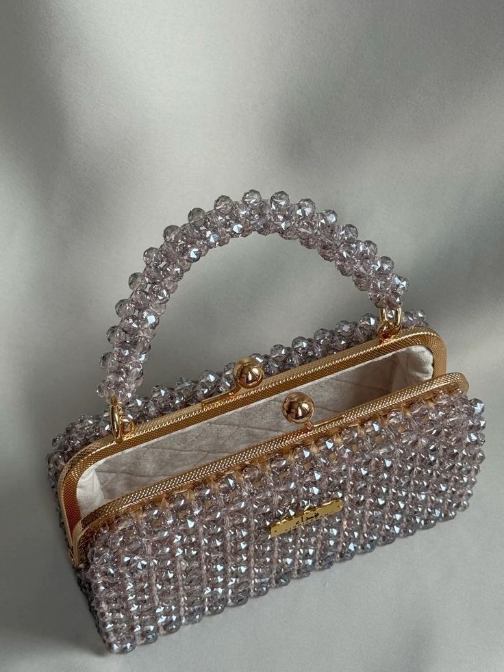حقيبة كريستال فاخرة