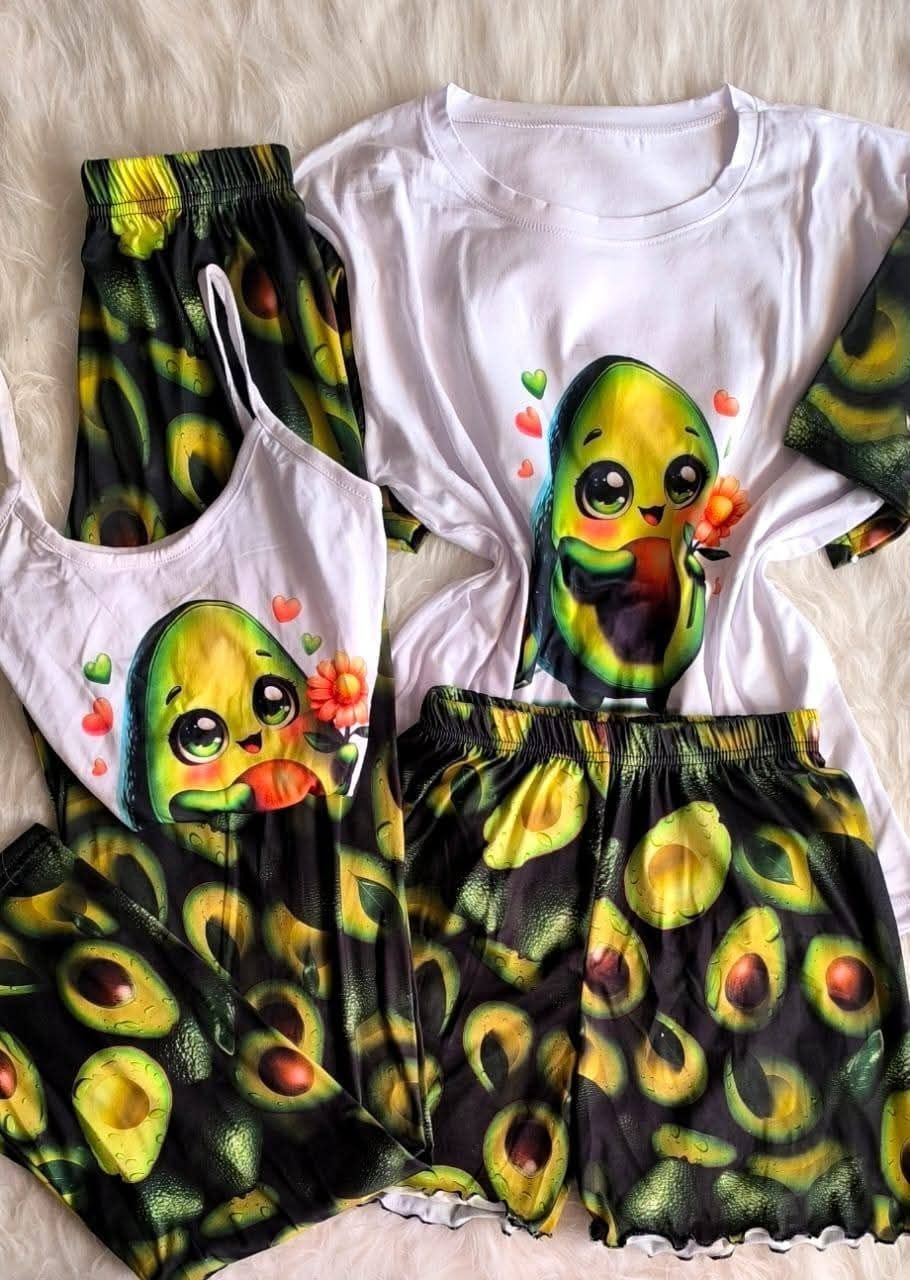 بيجامة صيفية قماش مريح وبجنن